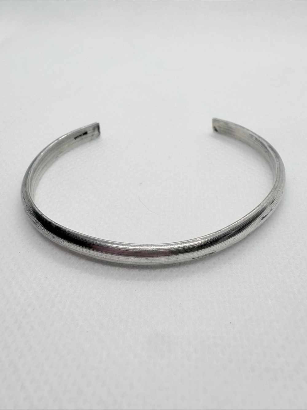 Classic Silver-Tone Open Cuff Bracelet